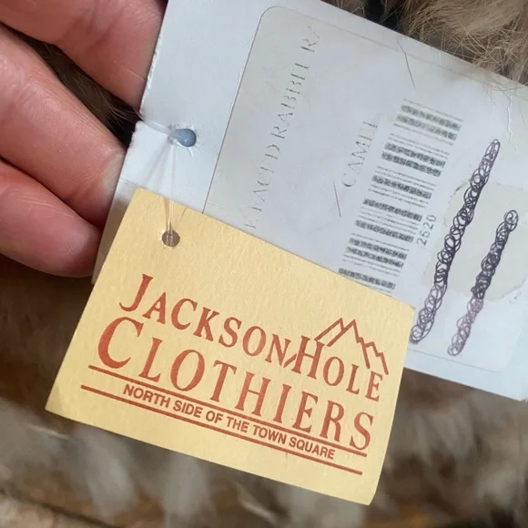 JACKSONhole furs Brown Faux Fur Jacket new